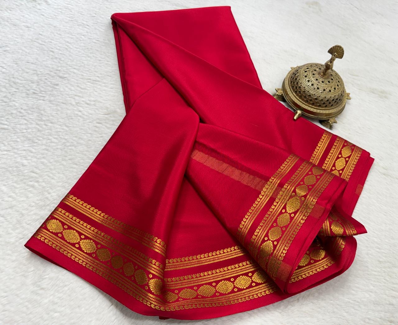 Pure Mysore Silk Saree