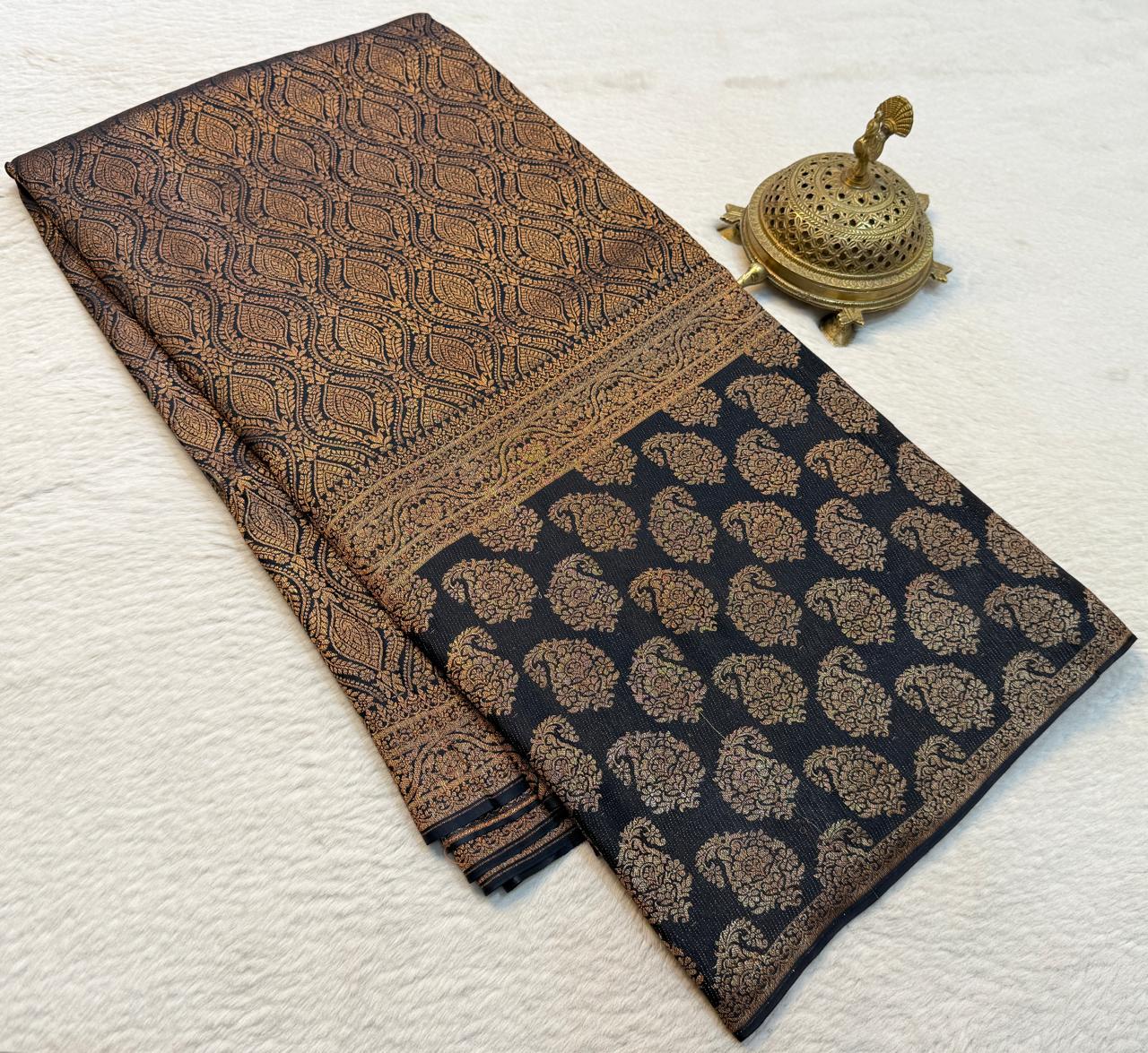 Pure Mysore Silk Brocade Saree