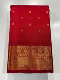 Pure Kanchipuram Handloom Silk Saree in Red