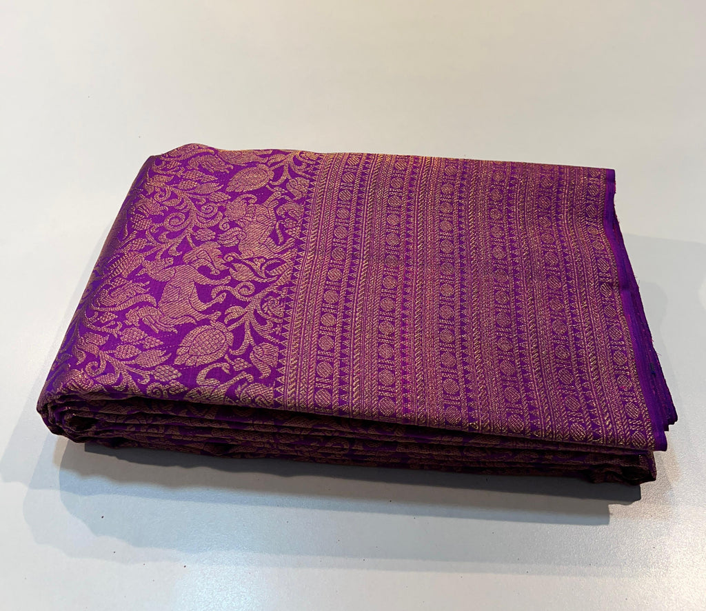 Kanchipuram Handloom Vanasinagaram Silk Saree