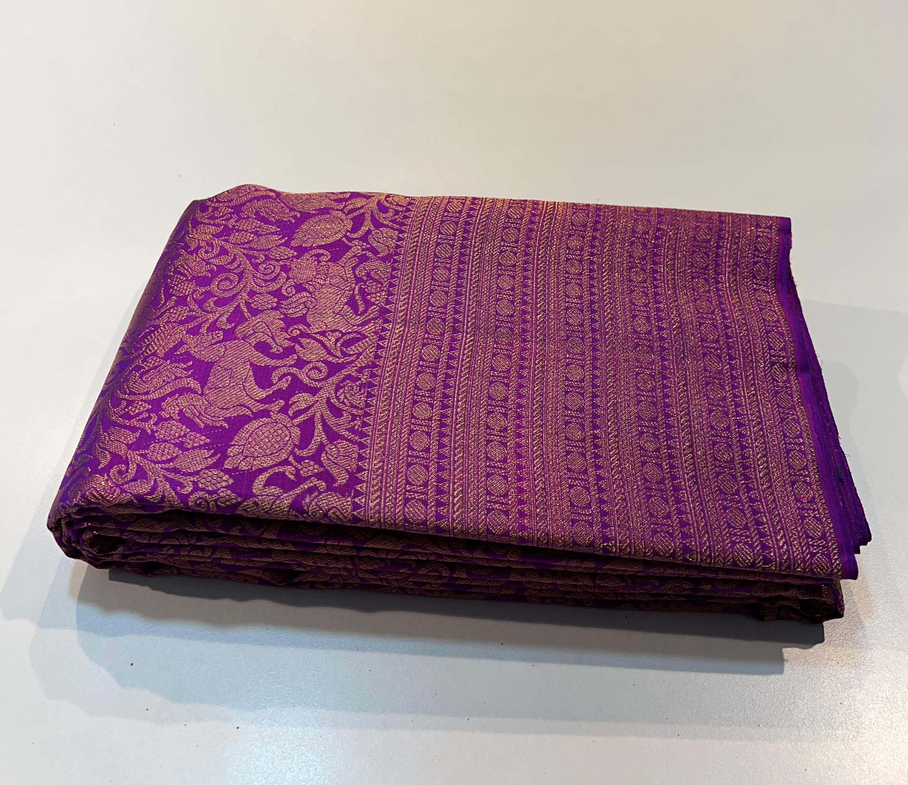 Kanchipuram Handloom Vanasinagaram Silk Saree