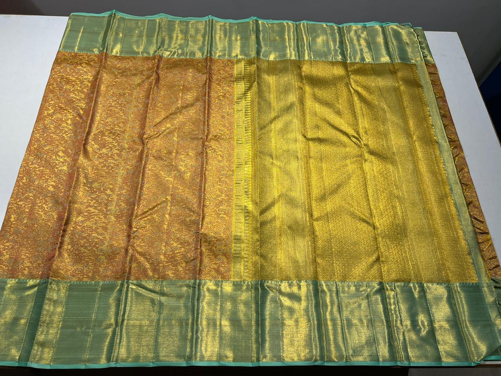 Pure Kanchipuram Handloom Tissue Silk Saree