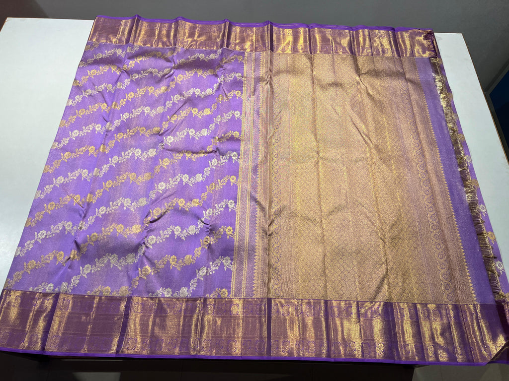 Kanchipuram Handloom Tissue Silk Saree