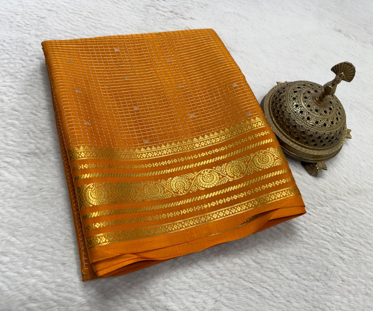 Pure Mysore Silk Saree.