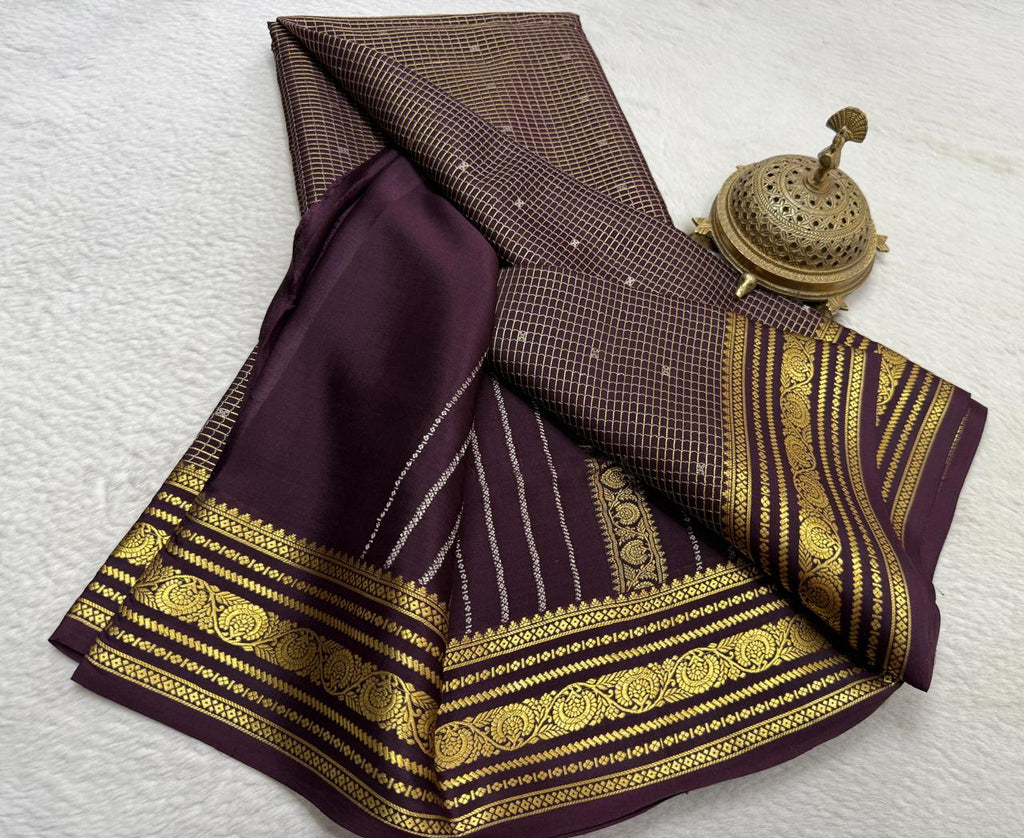 Pure Mysore Silk Saree.
