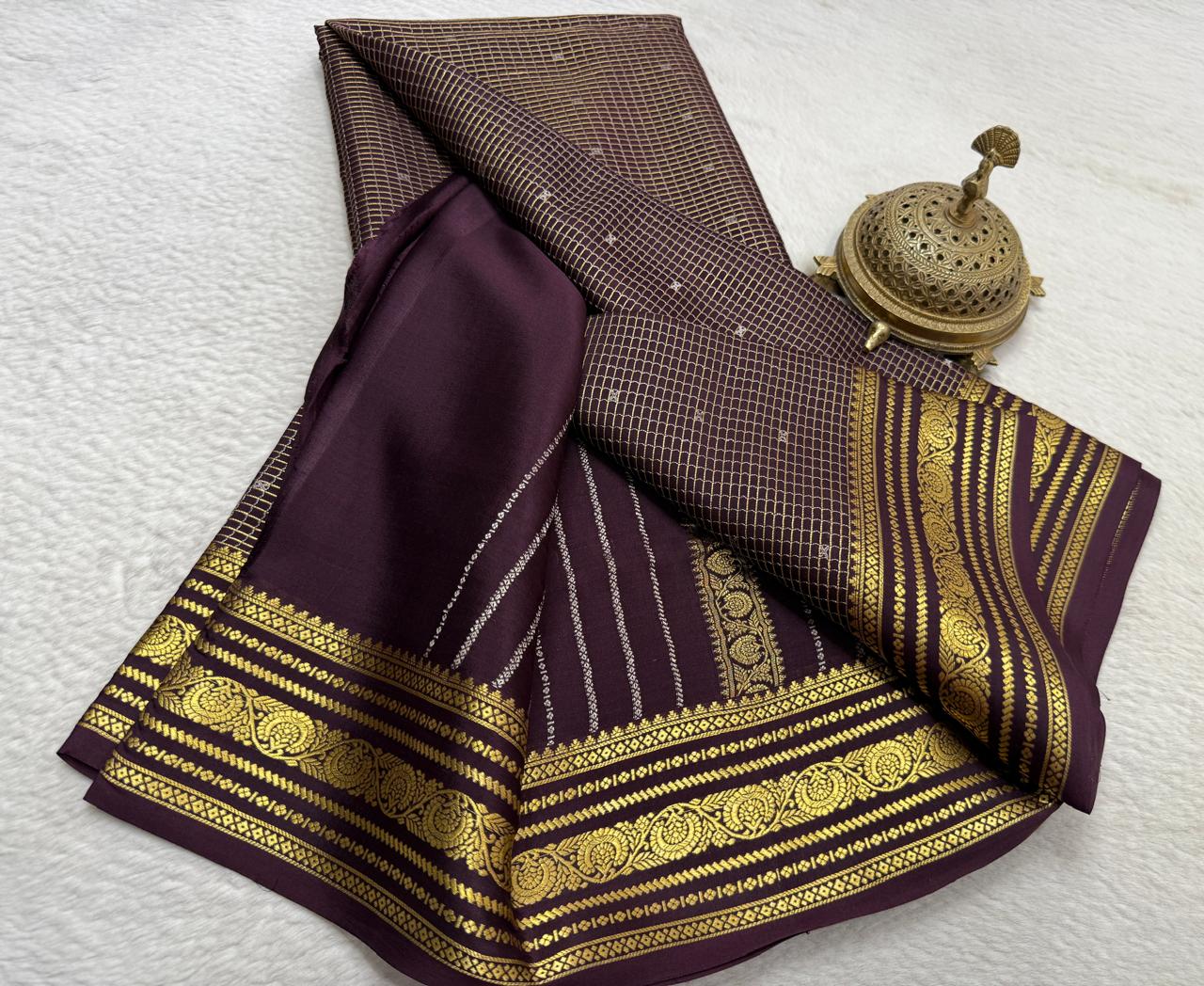 Pure Mysore Silk Saree.