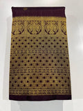 Pure Kanchipuram Handloom Turning Border Silk Saree