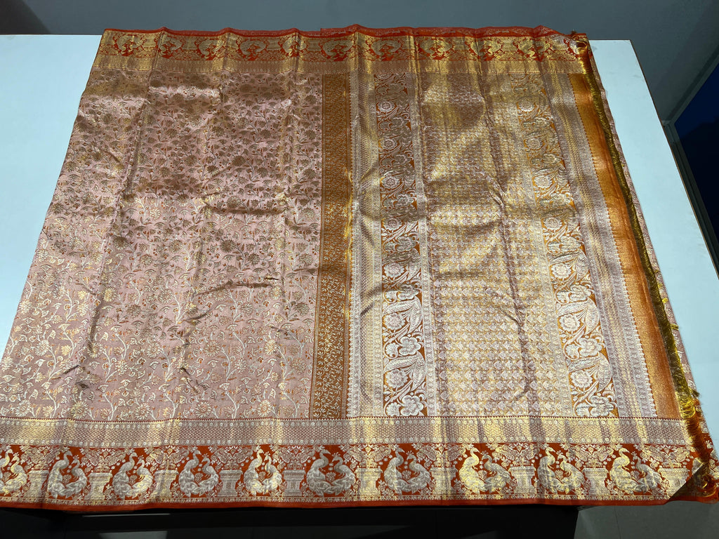 Kanchipuram Handloom Tissue Silk Saree