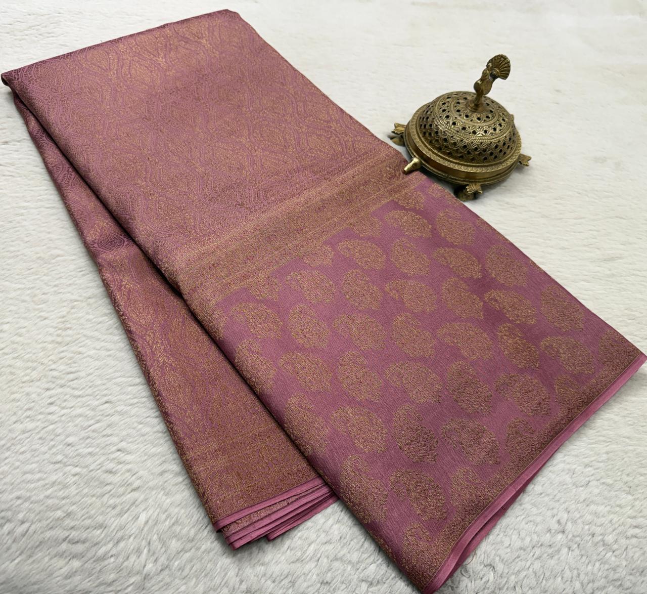 Pure Mysore Silk Brocade Saree