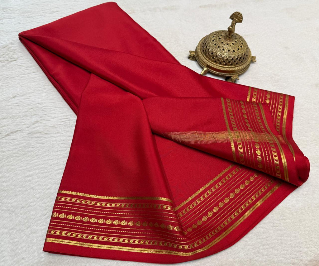Pure Mysore Handloom Silk Saree