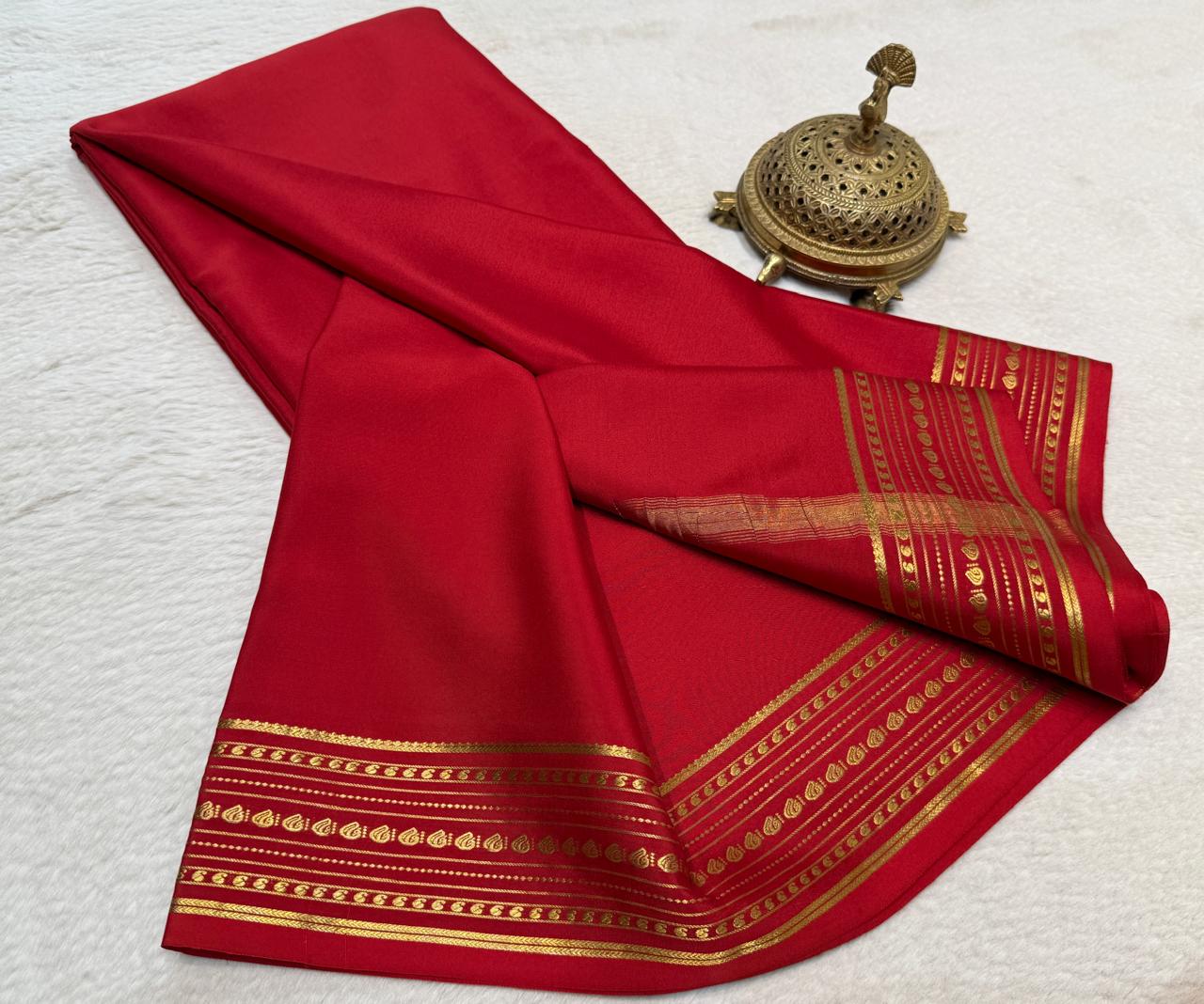 Pure Mysore Handloom Silk Saree