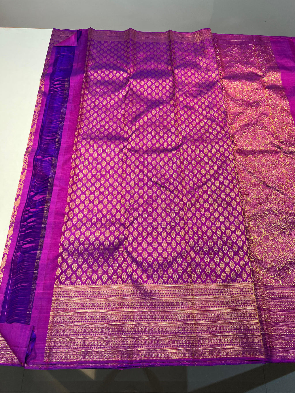 Kanchipuram Handloom Vanasinagaram Silk Saree