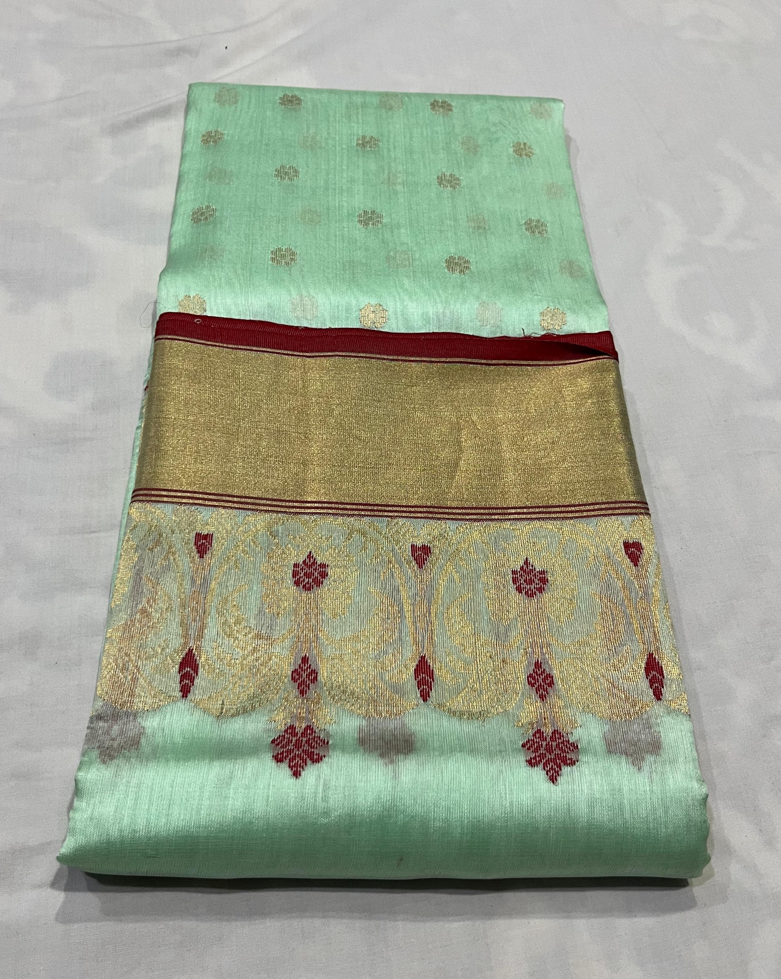 Pure Chanderi Handloom Kataan Silk Saree