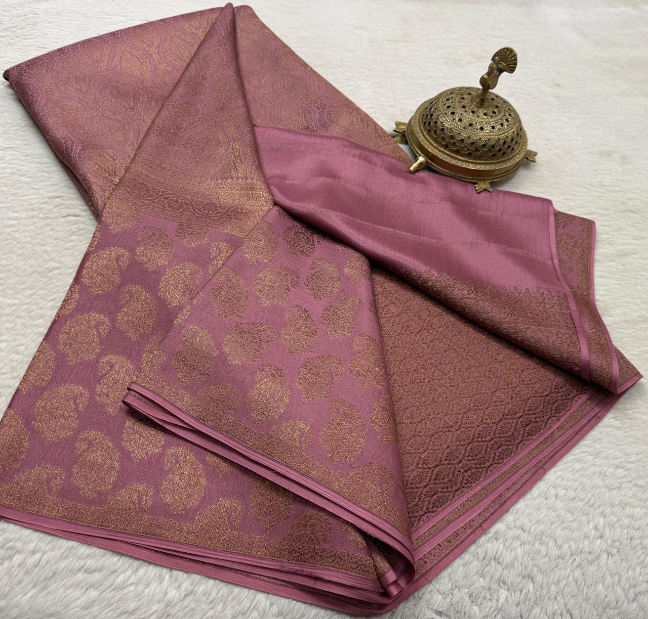Pure Mysore Silk Brocade Saree
