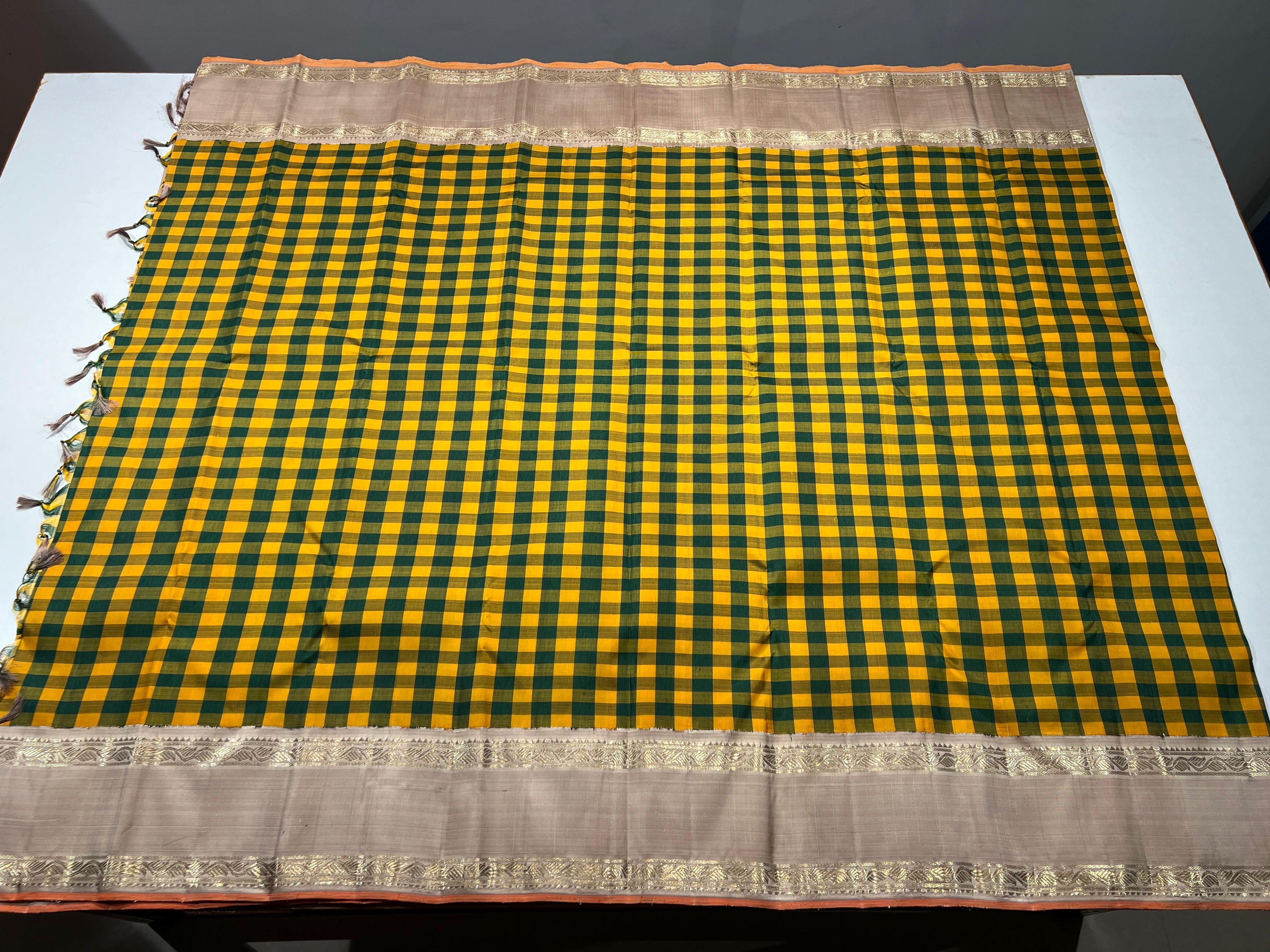 Kanchipuram Handloom Palum Pazham Handloom Silk Saree