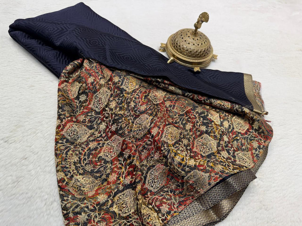 Pure Mysore Embossed HandloomSilk Saree