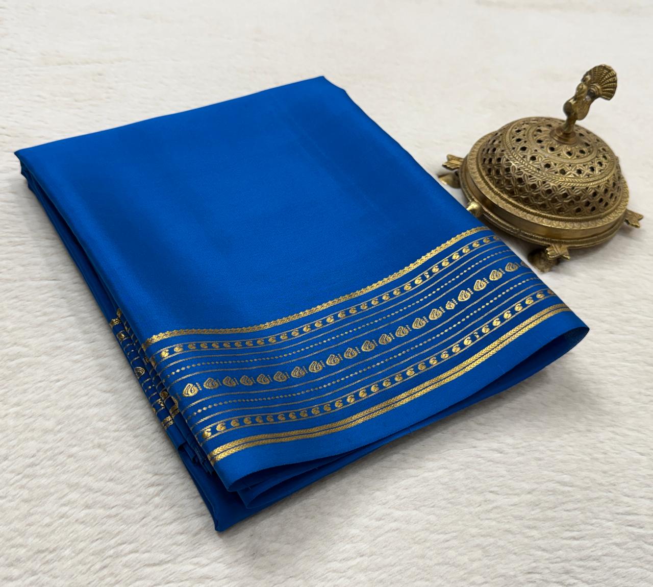 Pure Mysore Handloom Silk Saree