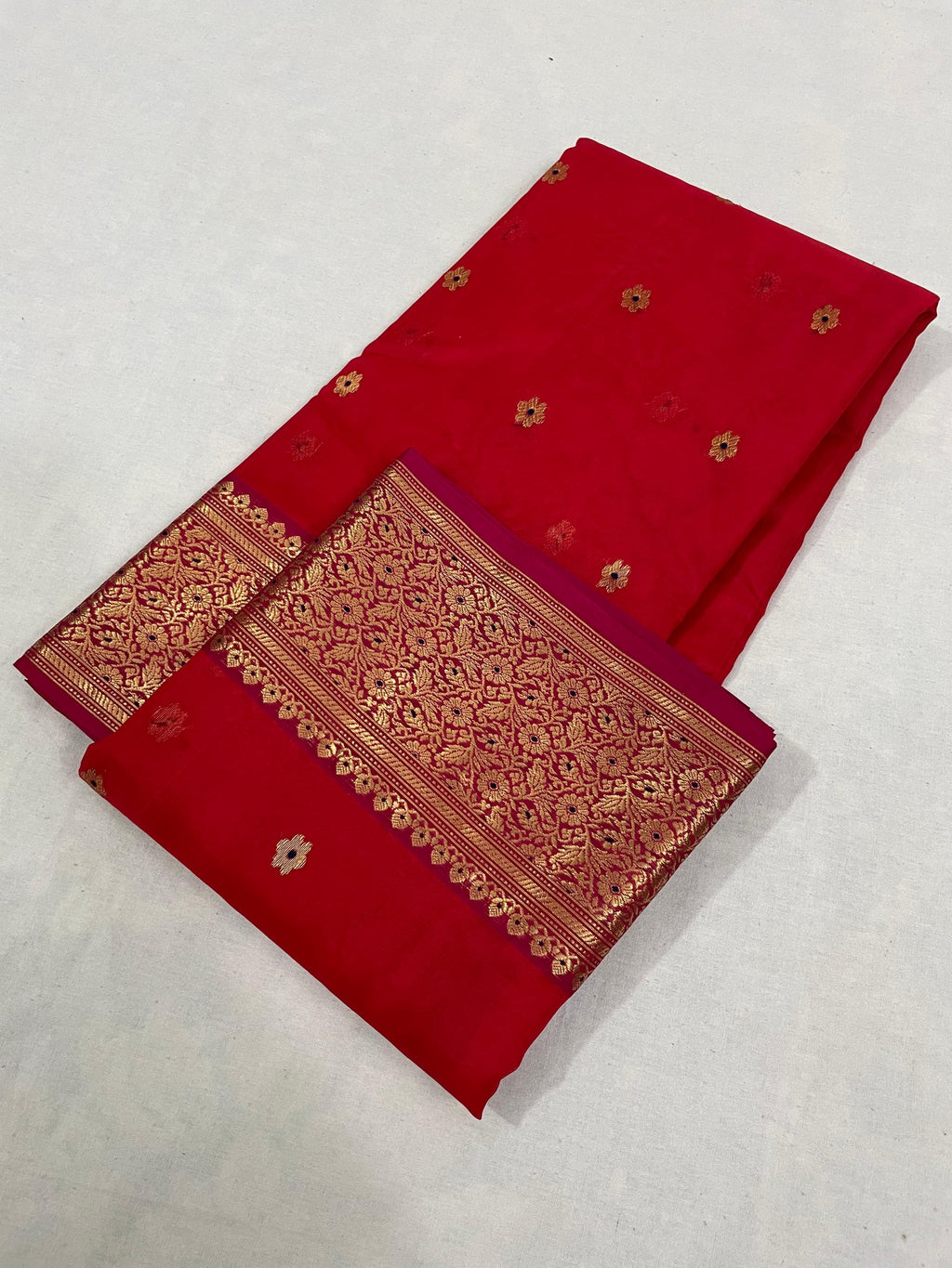 Pure Chanderi Handloom Kataan Silk Saree