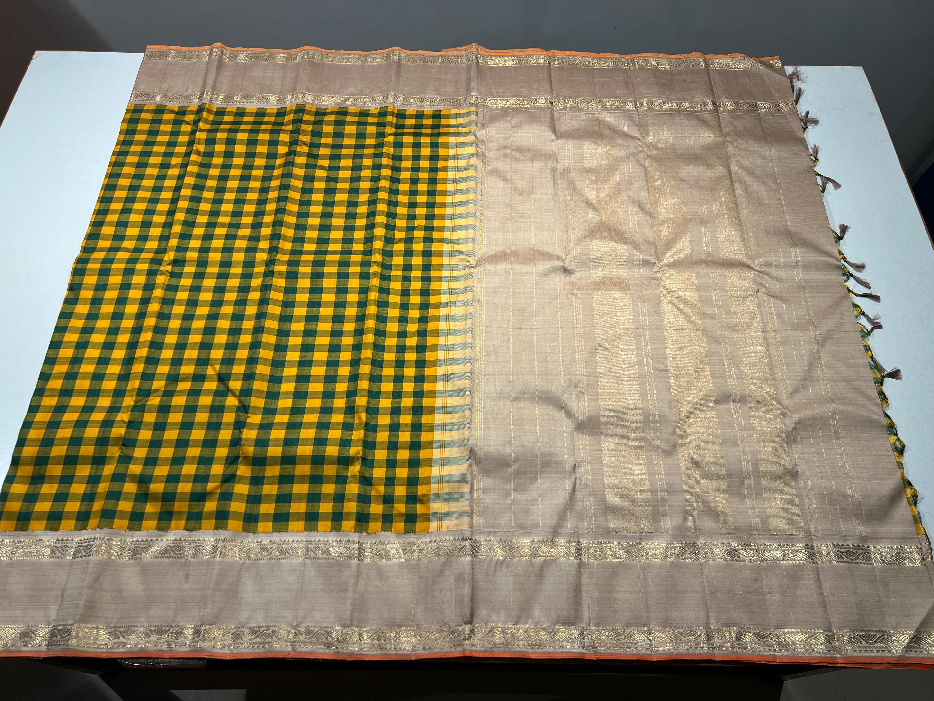 Kanchipuram Handloom Palum Pazham Handloom Silk Saree