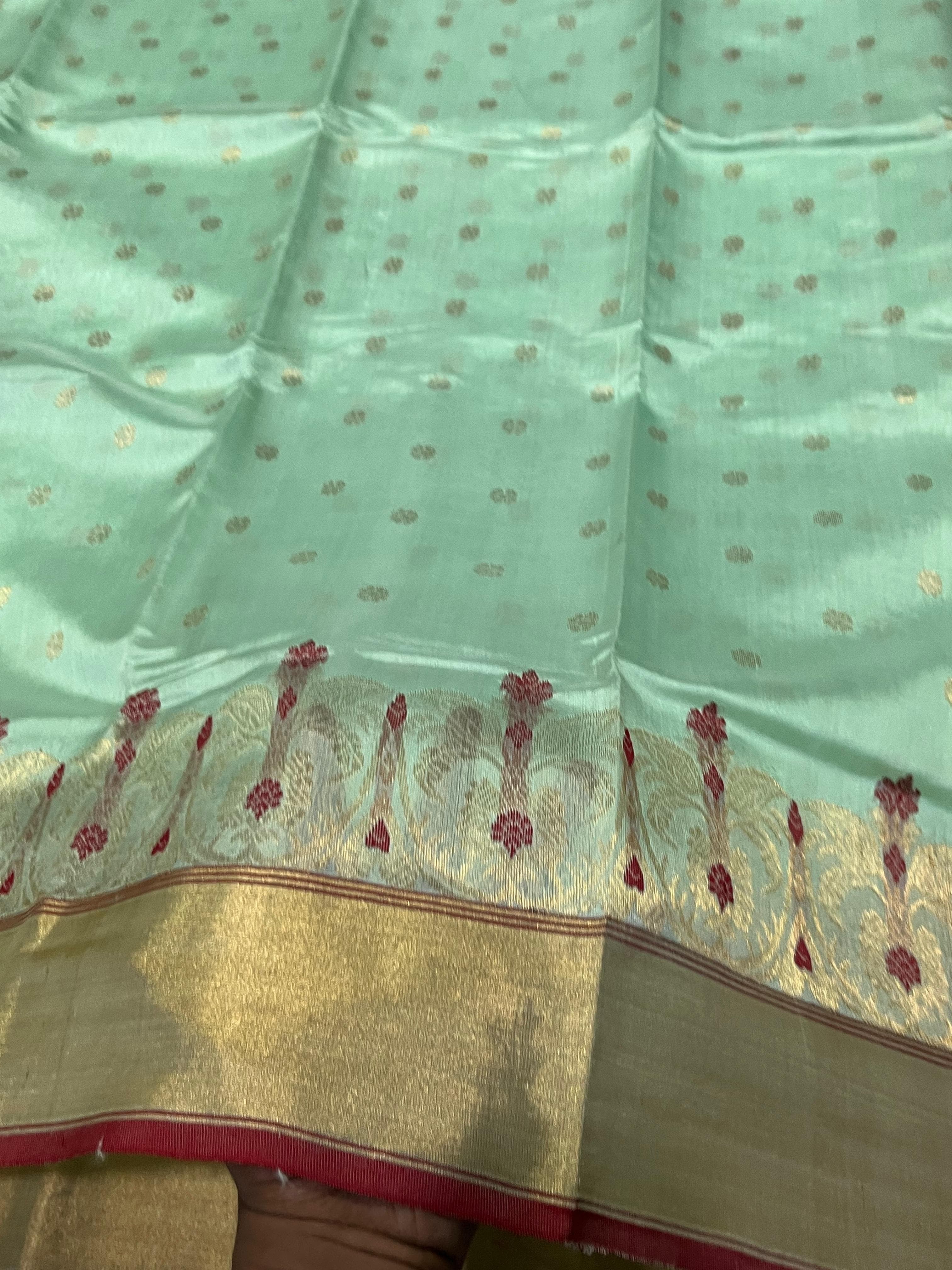 Pure Chanderi Handloom Kataan Silk Saree