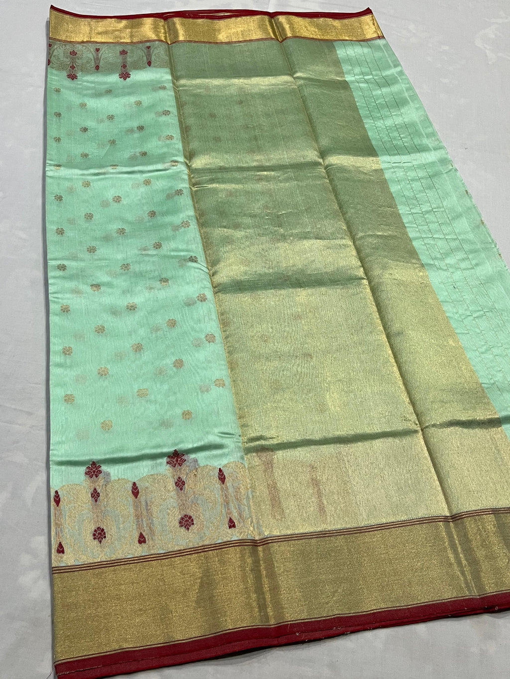 Pure Chanderi Handloom Kataan Silk Saree