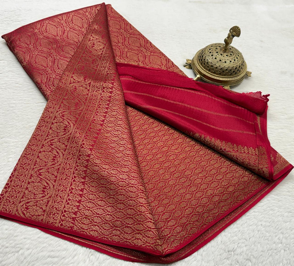 Pure Mysore Silk Brocade Saree