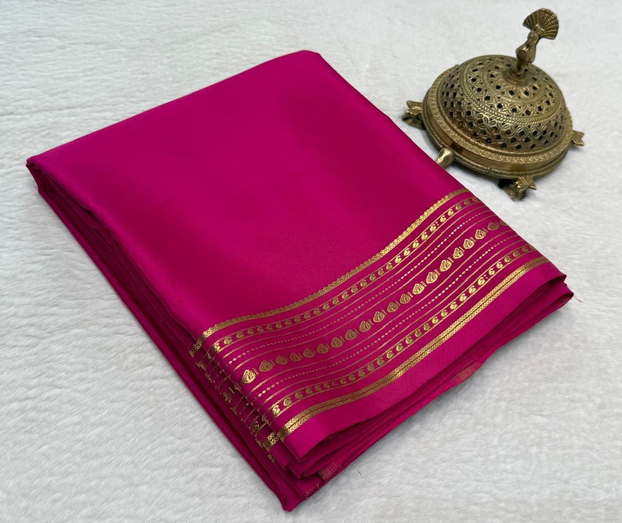 Pure Mysore Handloom Silk Saree