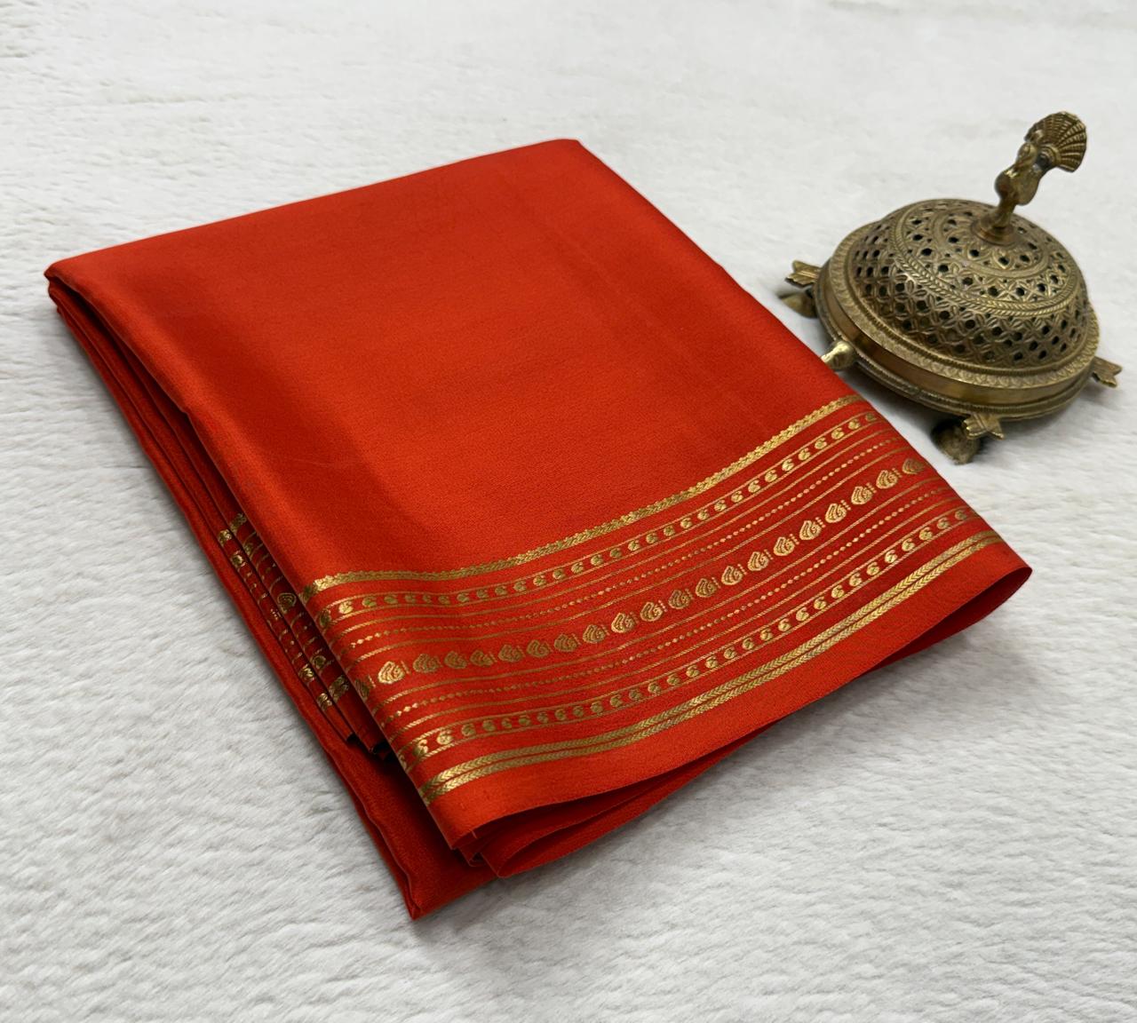 Pure Mysore Handloom Silk Saree