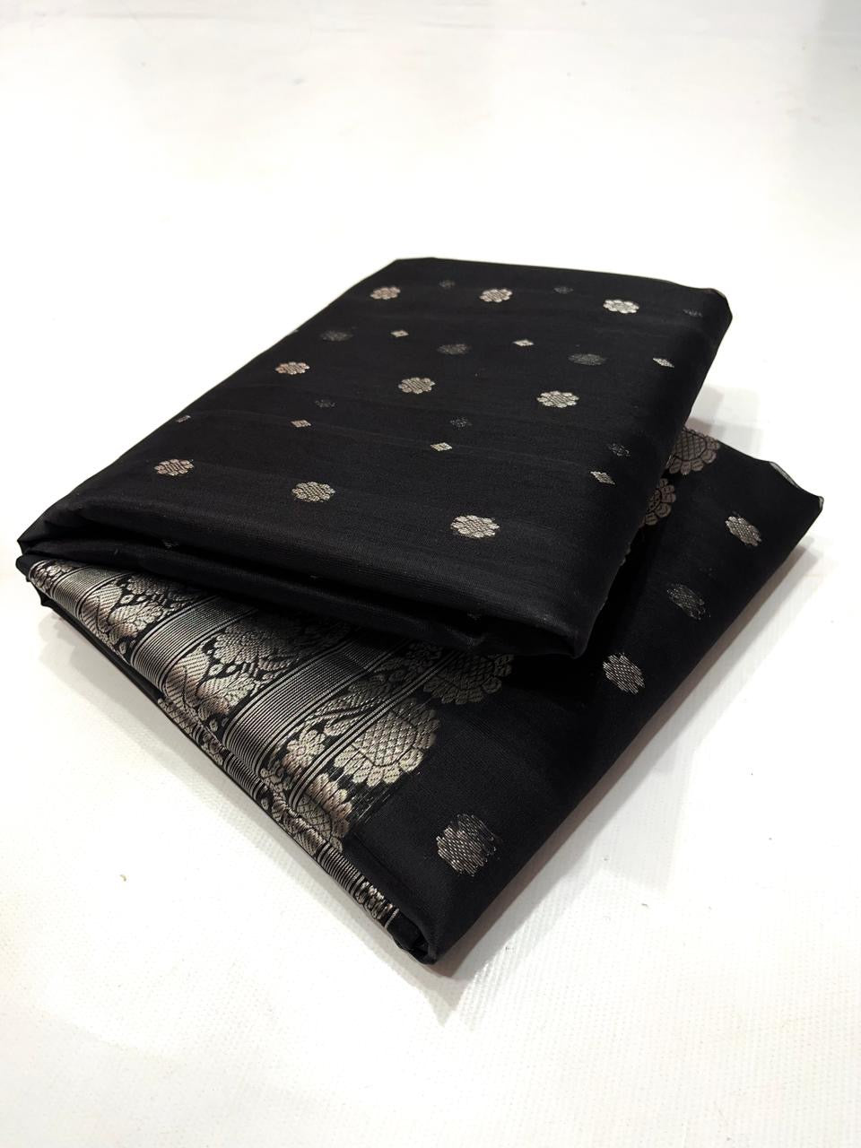 Pure Chanderi Handloom Kataan Silk Saree