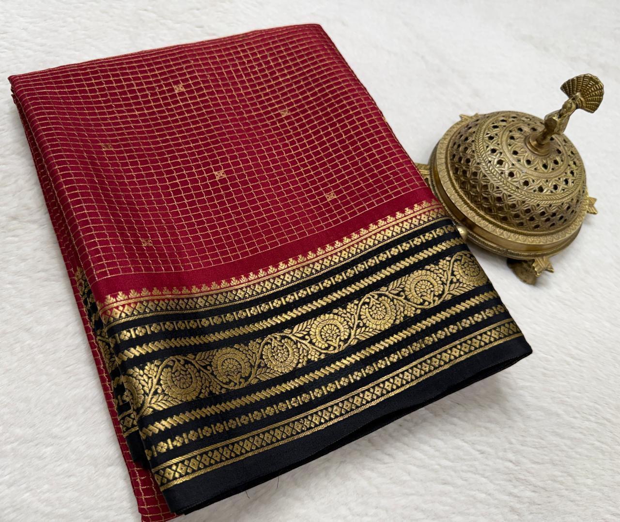 Pure Mysore Silk Saree