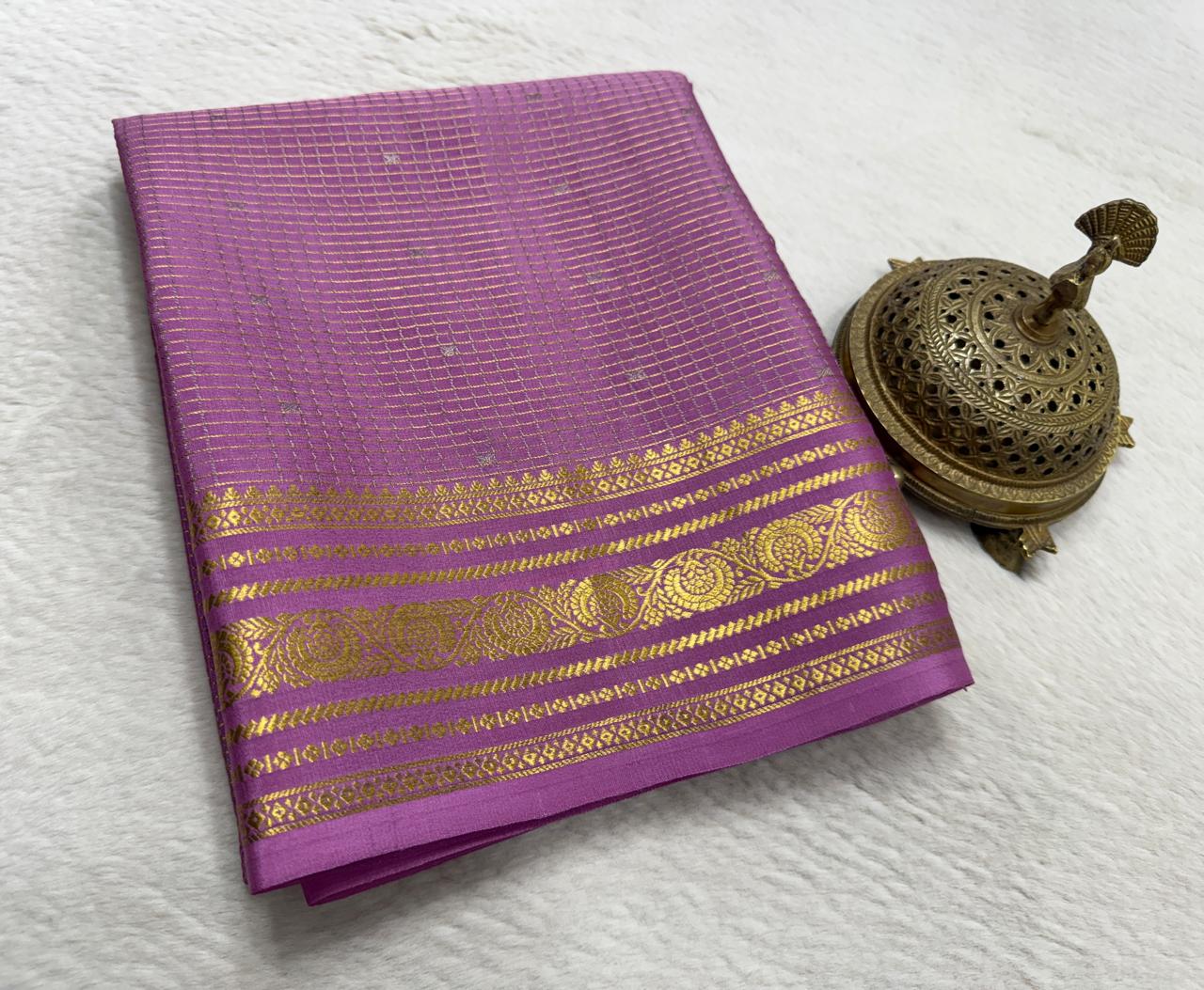 Pure Mysore Silk Saree.