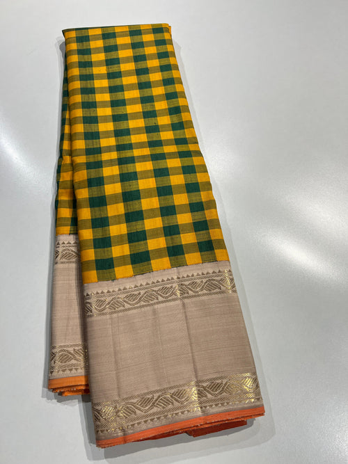 Kanchipuram Handloom Palum Pazham Handloom Silk Saree