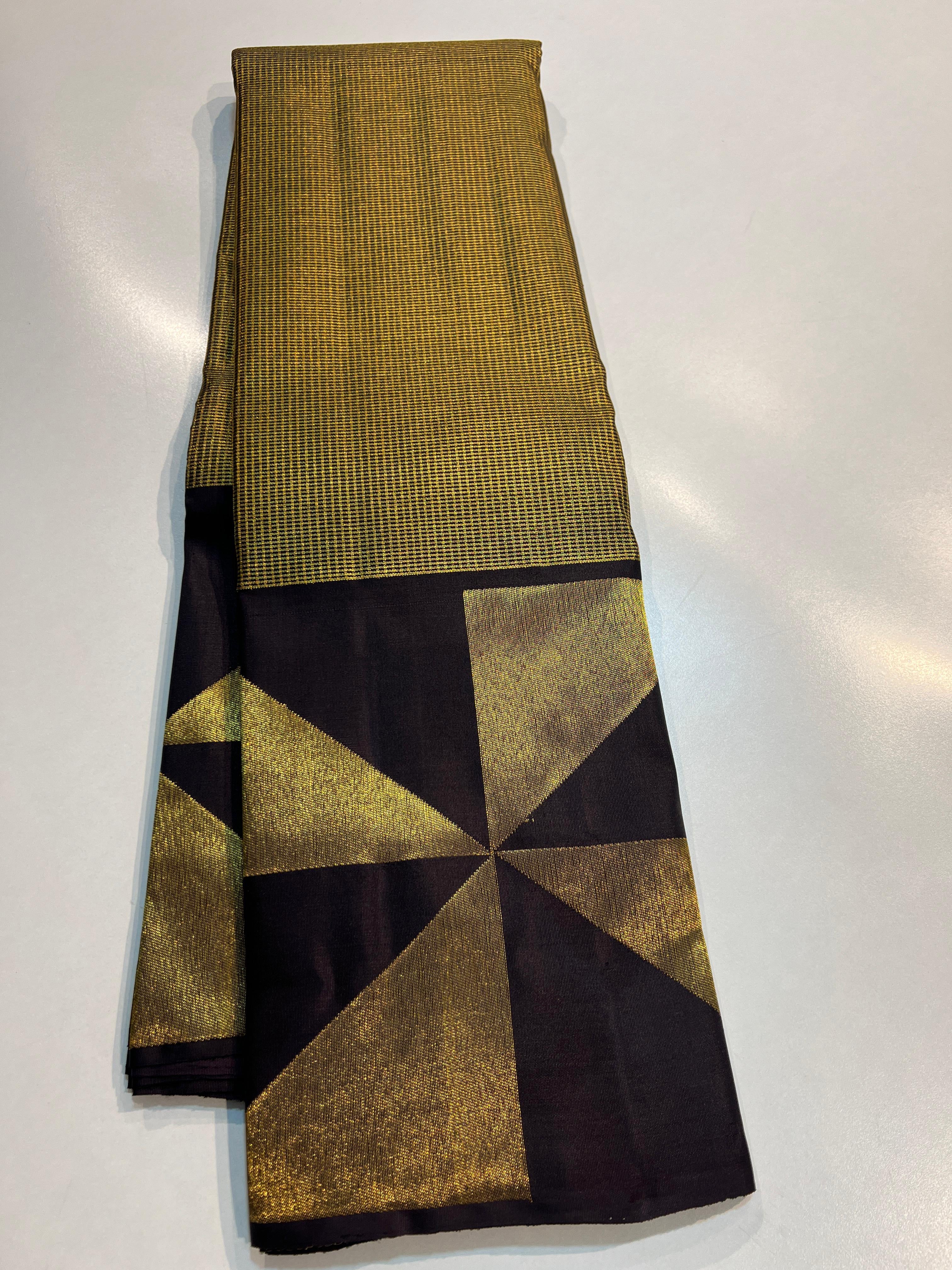 Pure Kanchipuram Handloom Tissue 8Kol Silk Saree