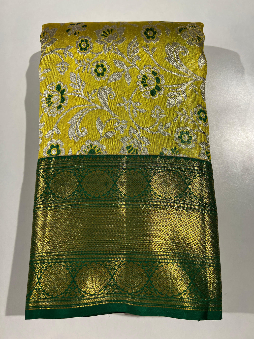 Pure Kanchipuram Handloom Tissue Silk Saree