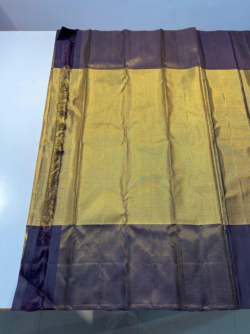 Pure Kanchipuram Handloom Tissue 8Kol Silk Saree