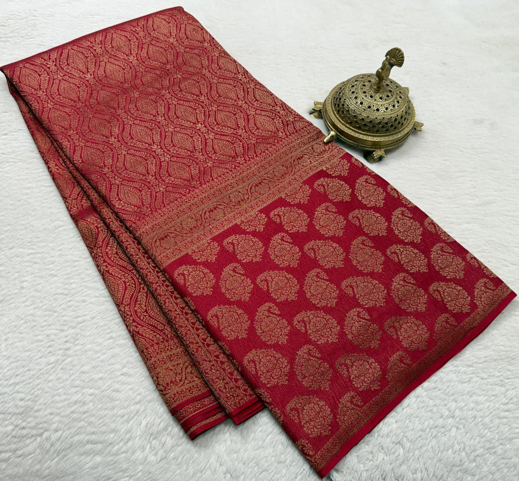 Pure Mysore Silk Brocade Saree