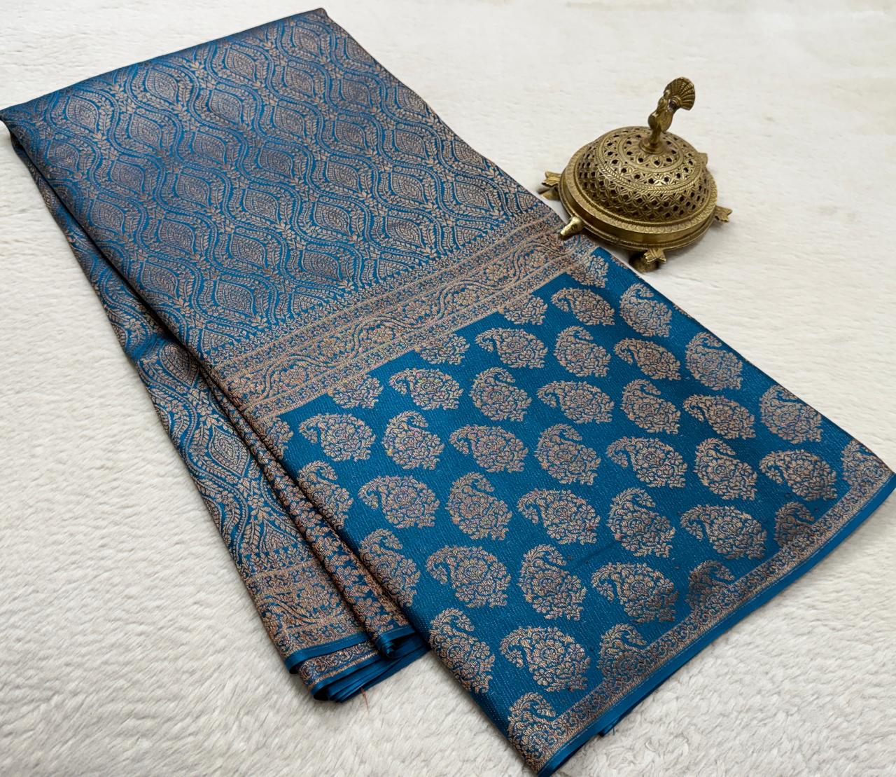 Pure Mysore Silk Brocade Saree