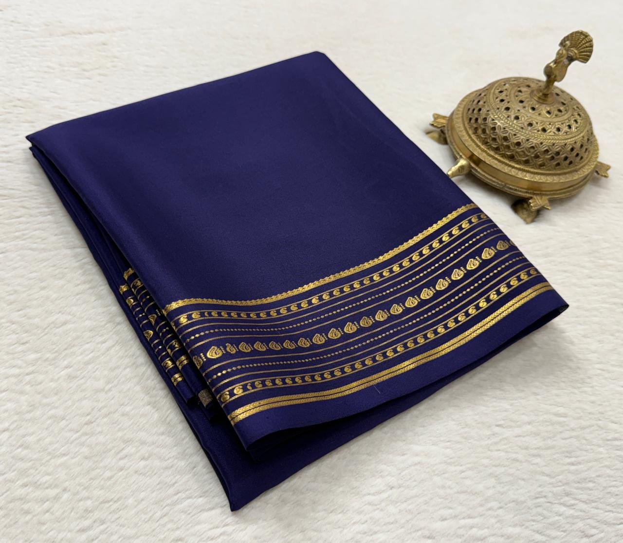 Pure Mysore Handloom Silk Saree