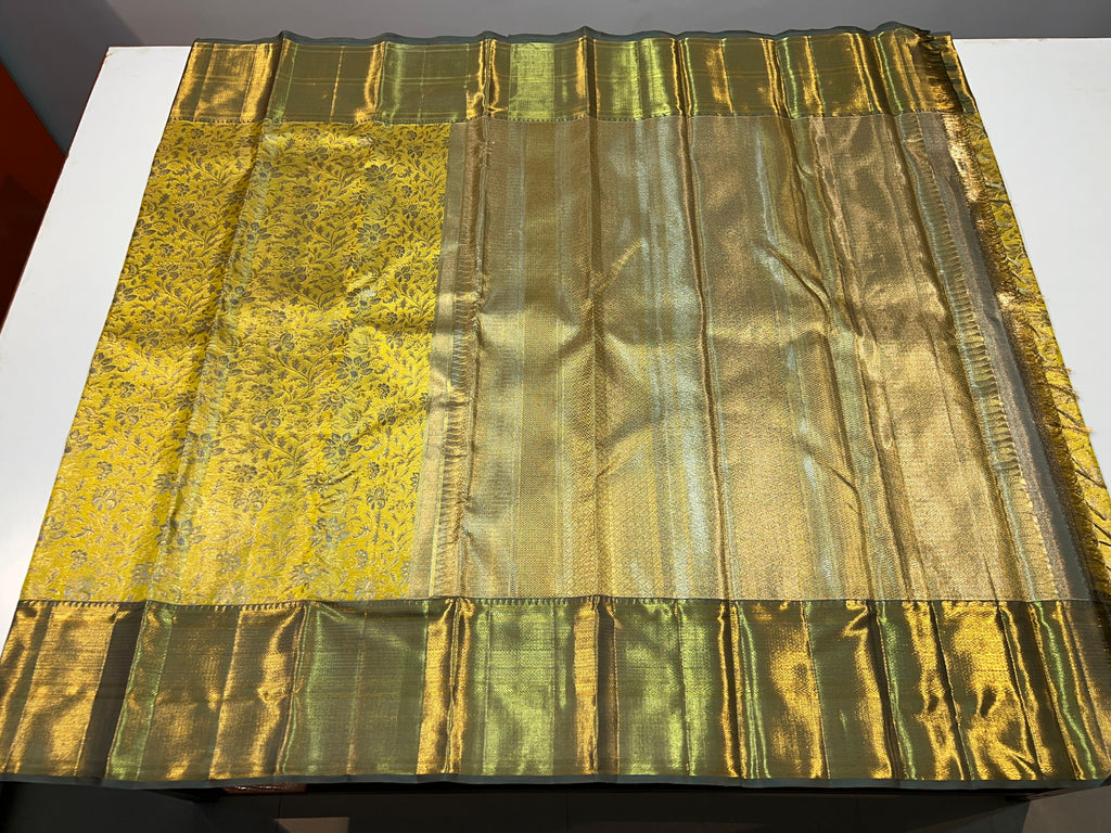 Kanchipuram Handloom Tissue Silk Saree