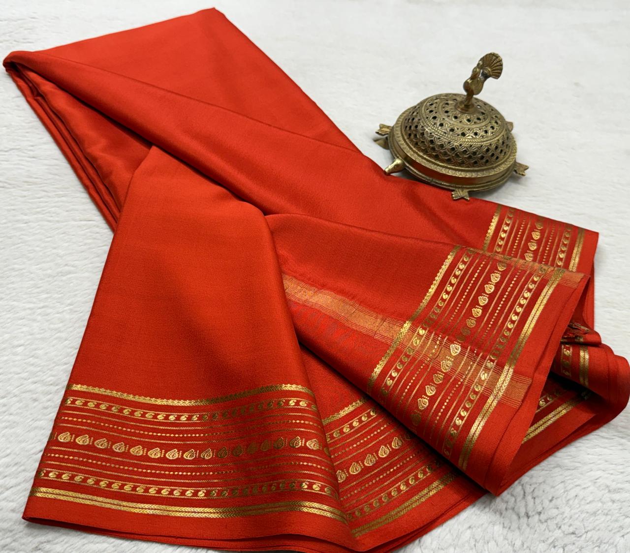 Pure Mysore Handloom Silk Saree