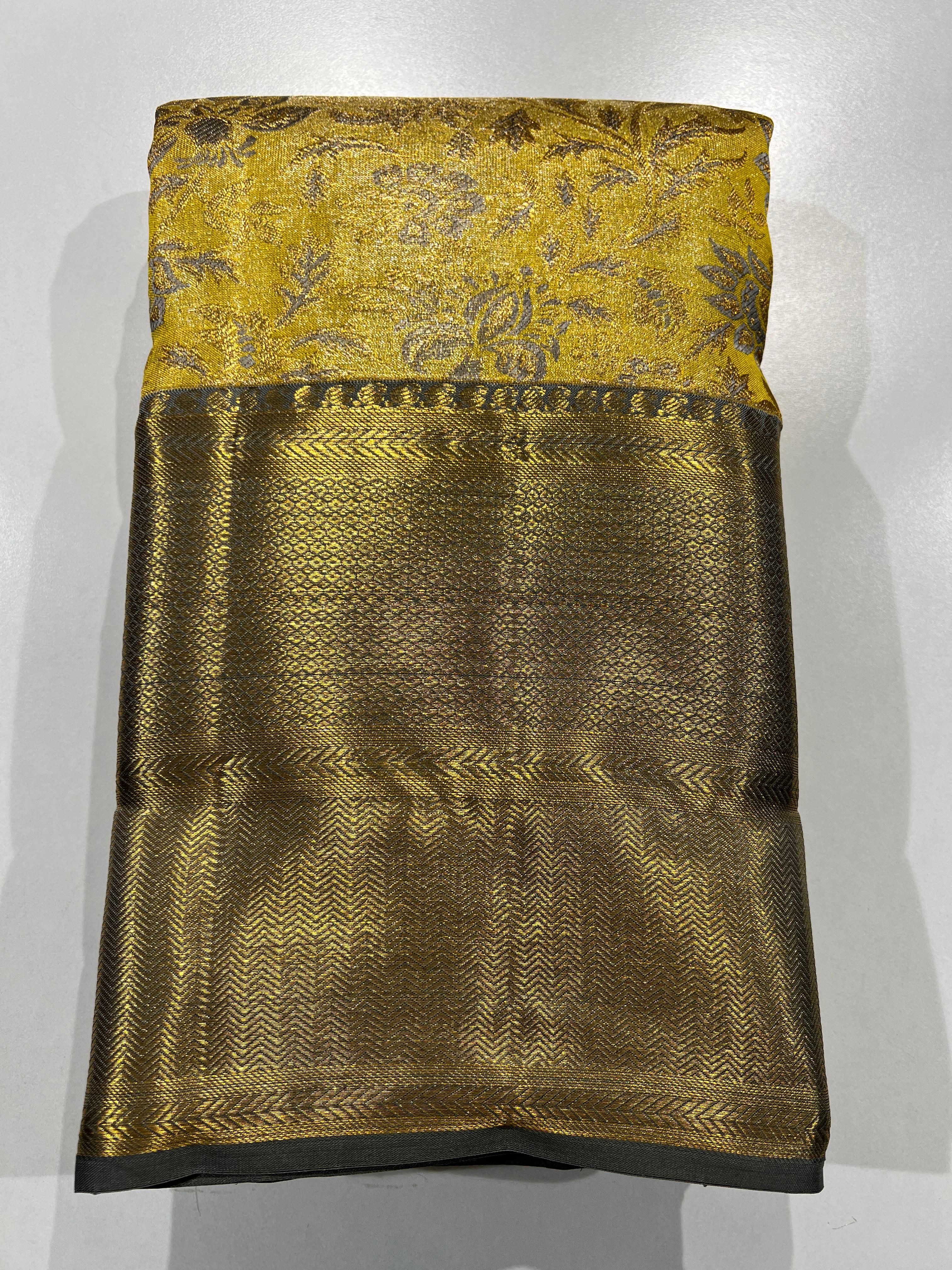 Kanchipuram Handloom Tissue Silk Saree