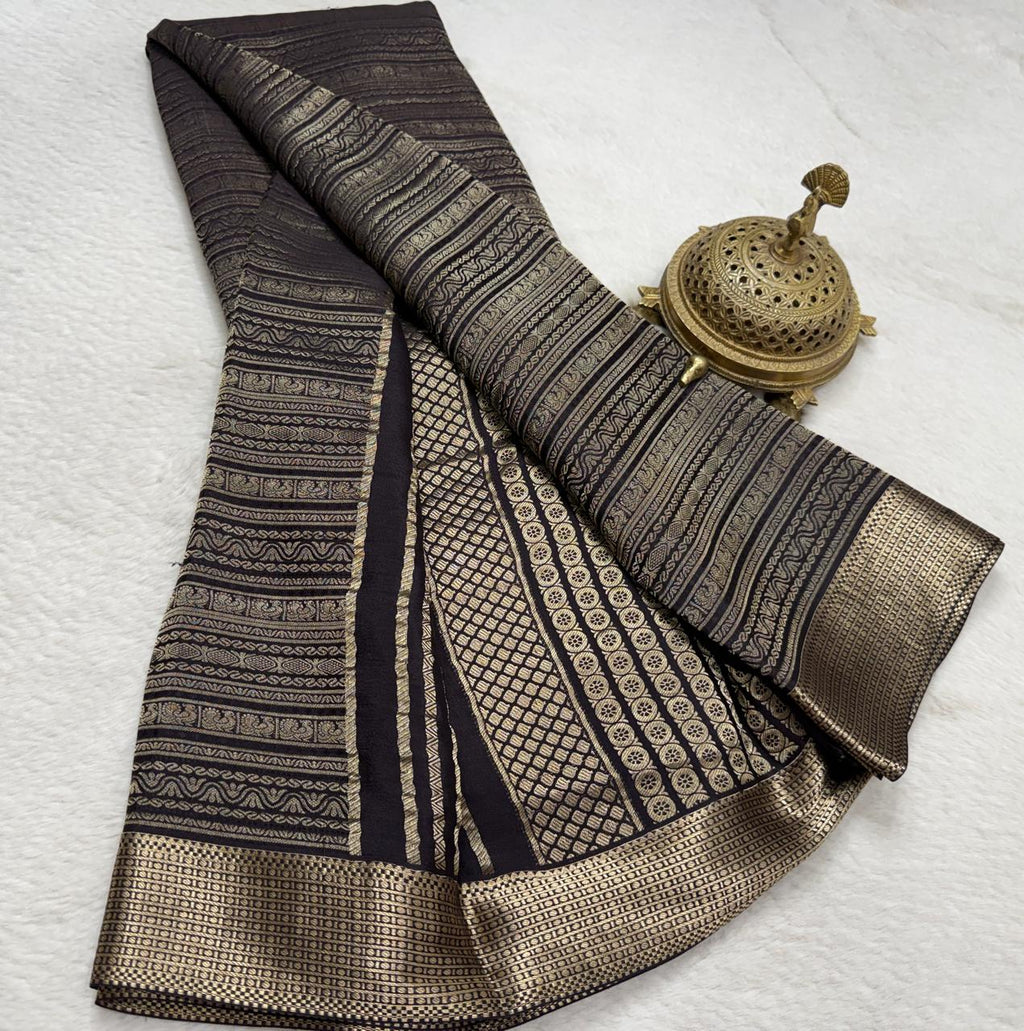 Pure Mysore Silk Brocade Saree