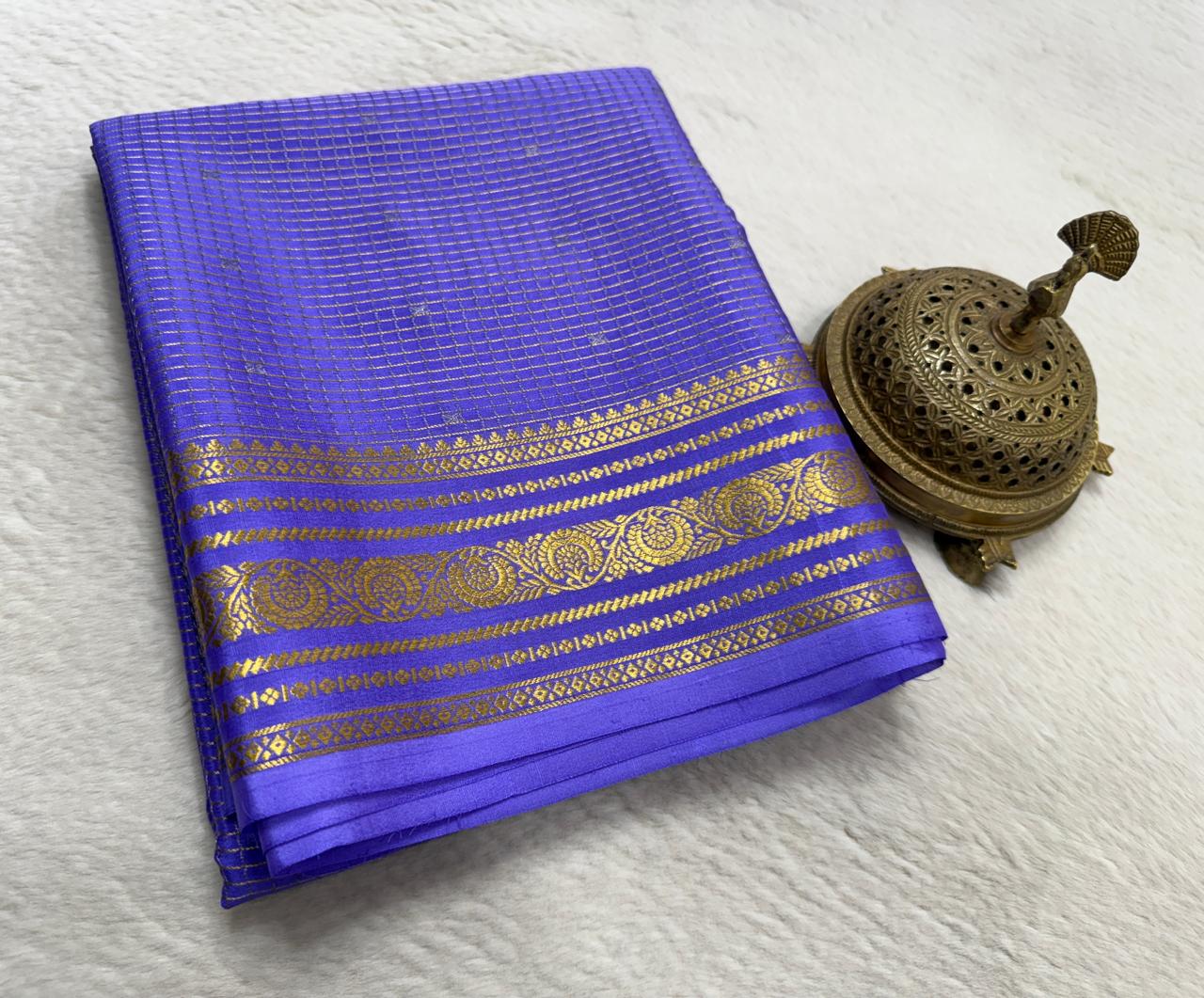 Pure Mysore Silk Saree.