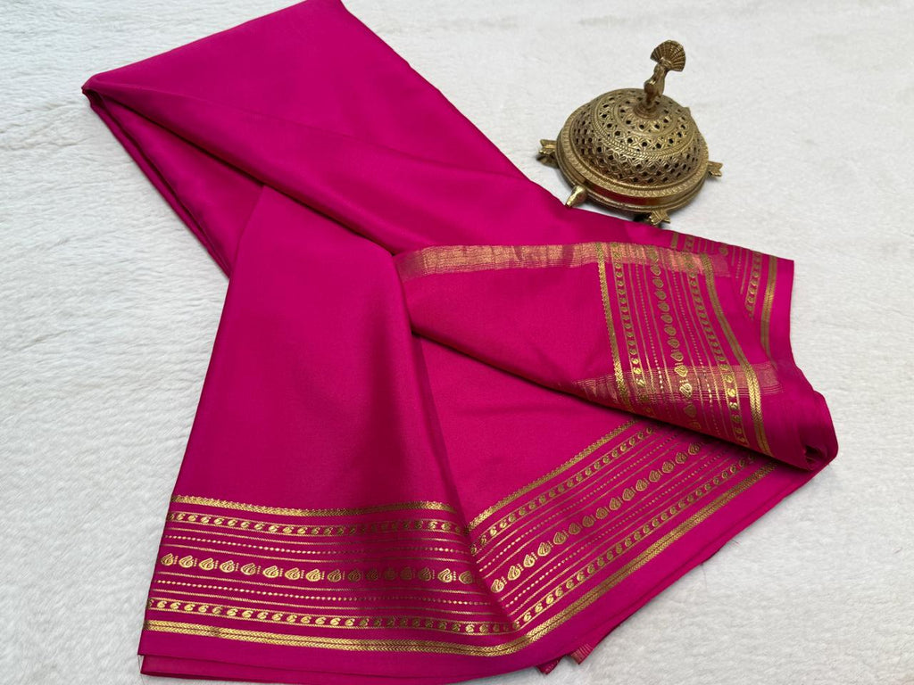 Pure Mysore Handloom Silk Saree