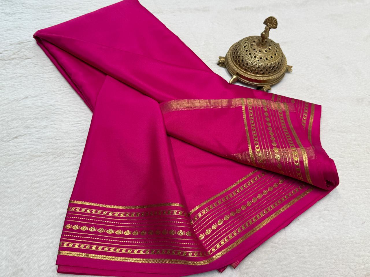 Pure Mysore Handloom Silk Saree