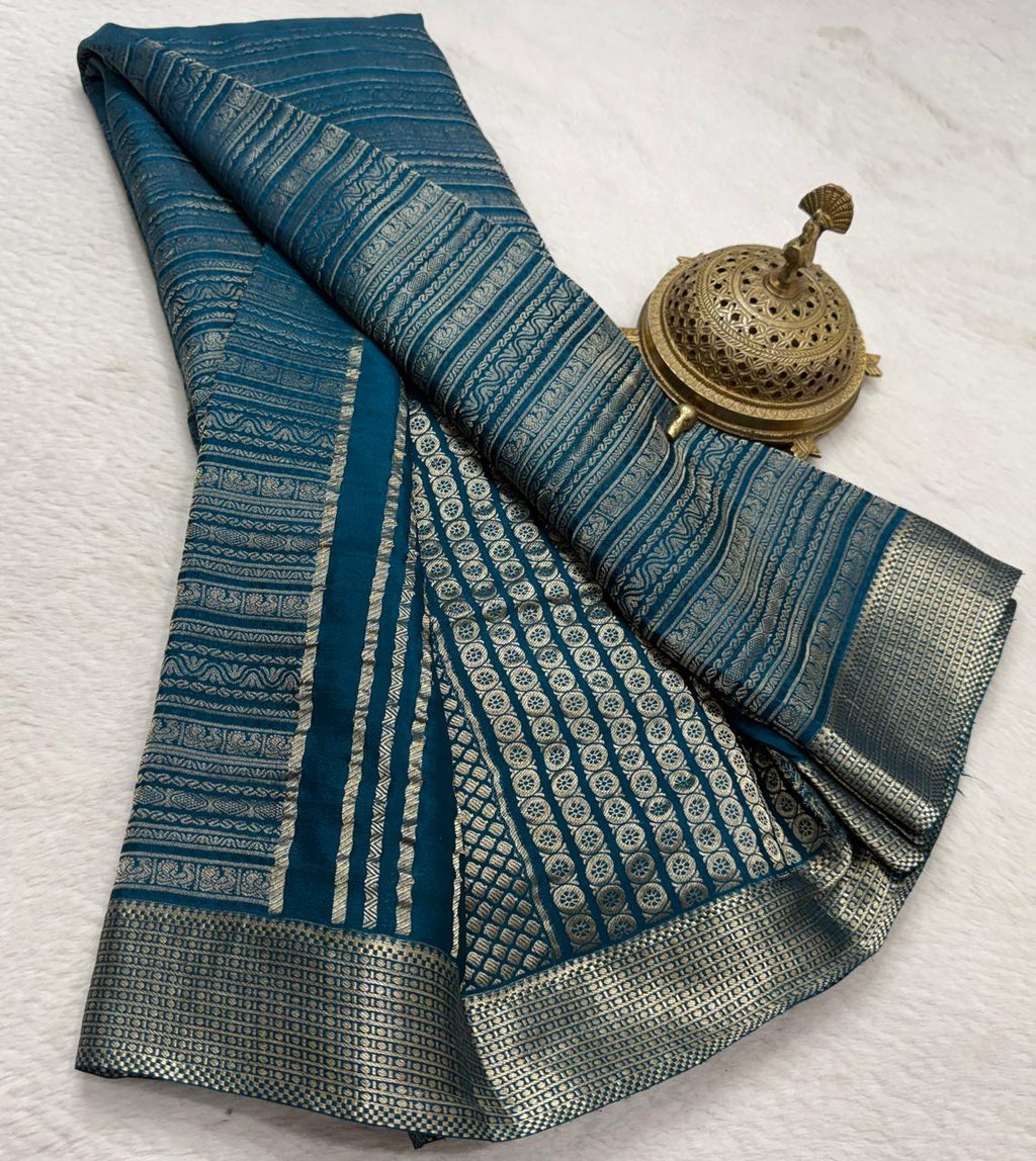 Pure Mysore Silk Brocade Saree