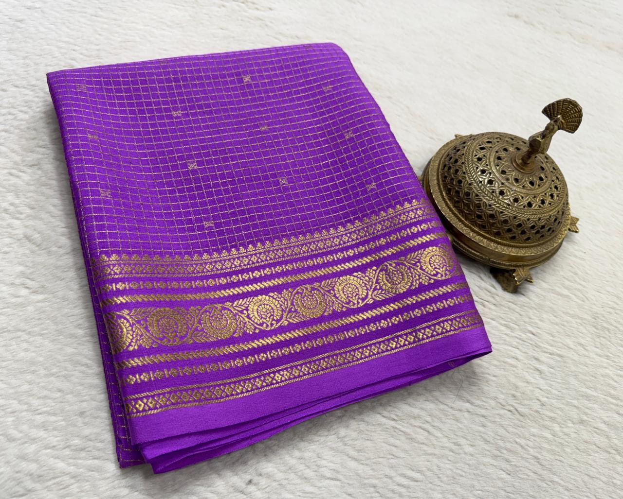Pure Mysore Silk Saree.