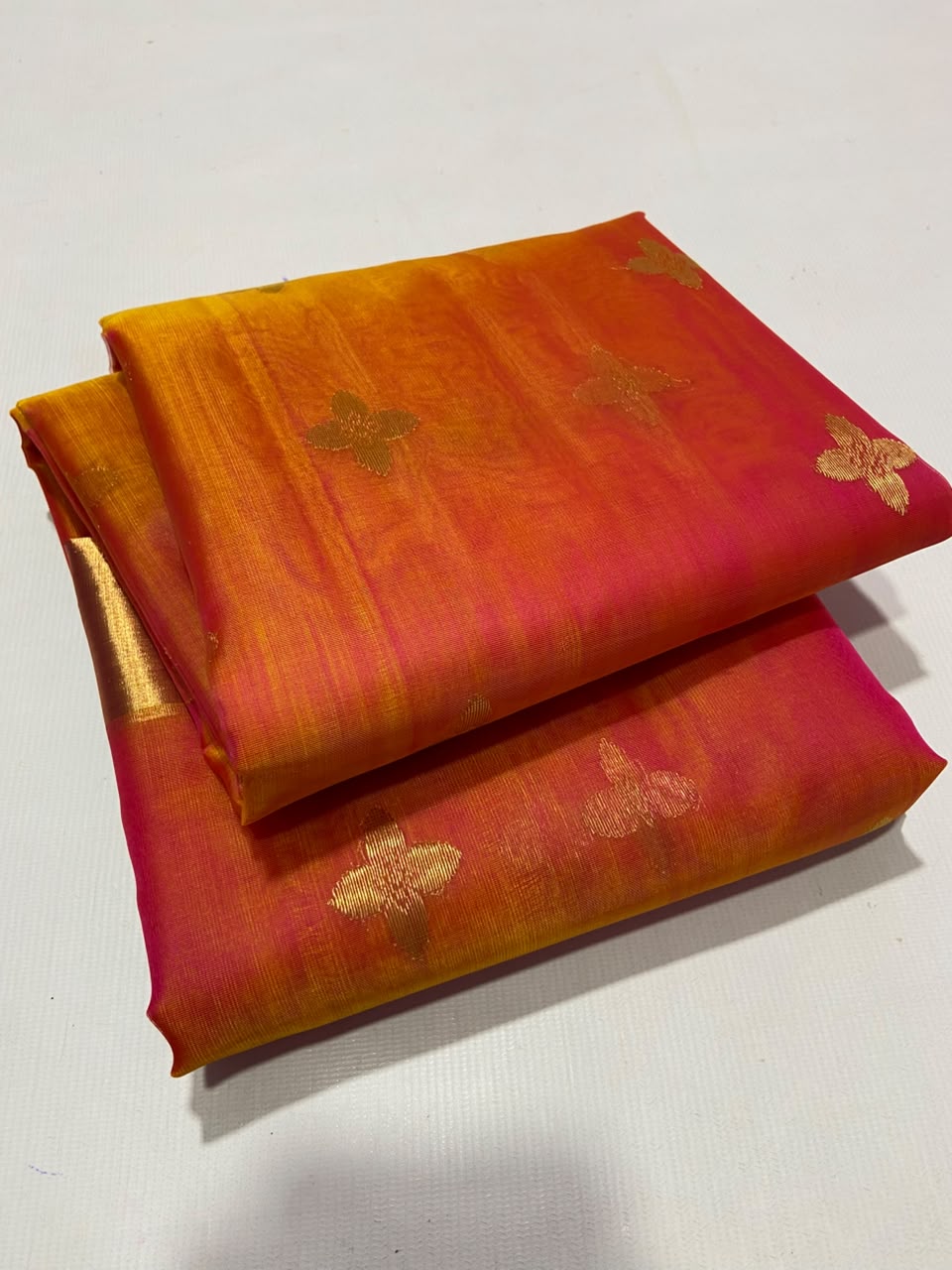 Pure Chanderi Kataan Handloom Silk Saree