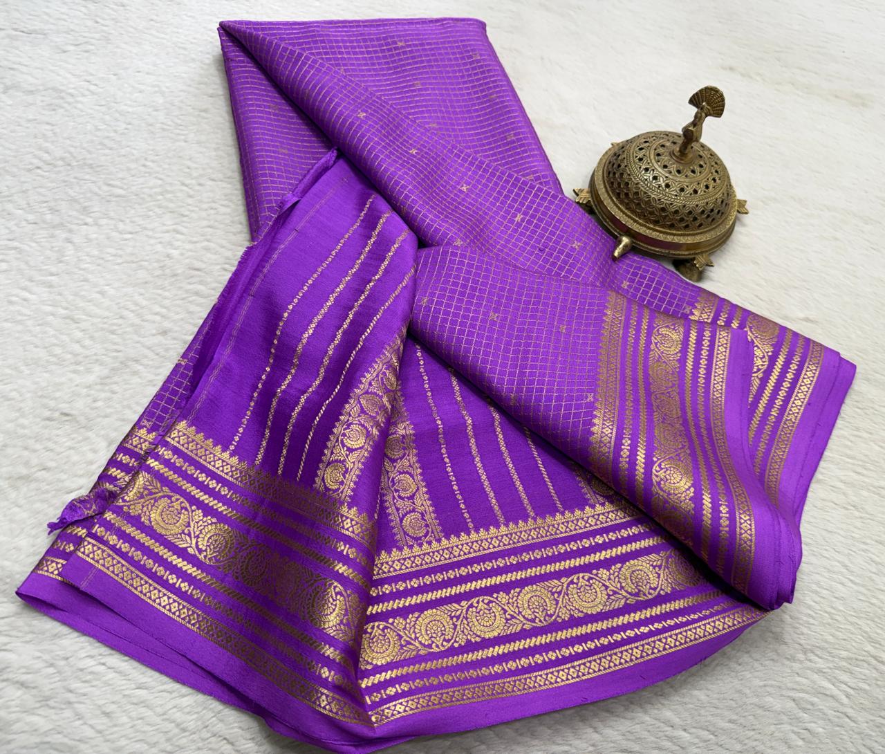 Pure Mysore Silk Saree.