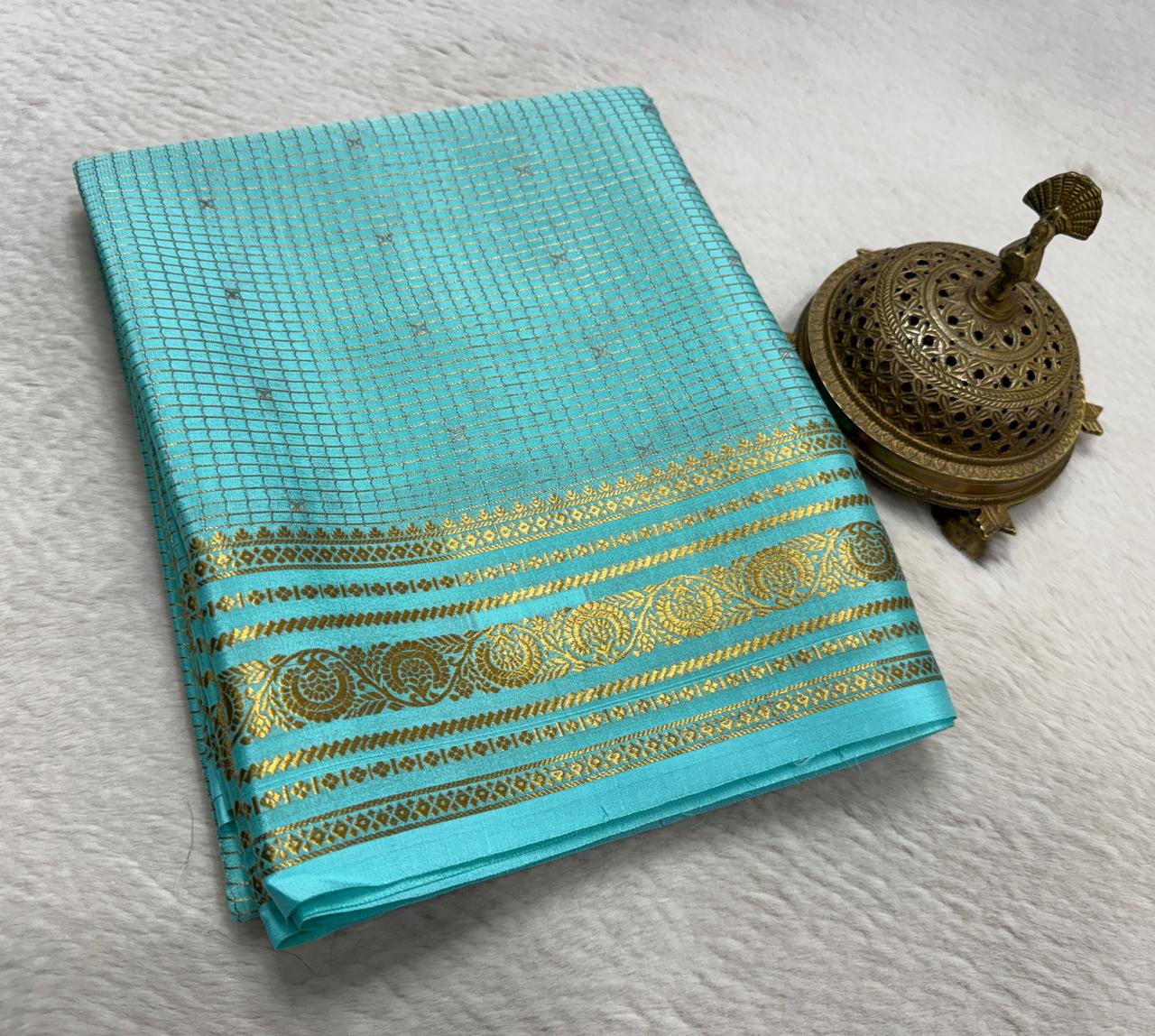 Pure Mysore Silk Saree.